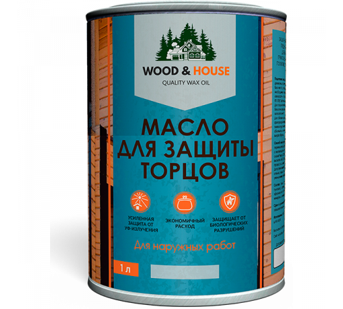 Заказать МАСЛО ДЛЯ ЗАЩИТЫ ТОРЦОВ WOOD & HOUSE в Уфе, Республика Башкортостан