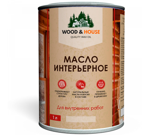 Заказать МАСЛО ИНТЕРЬЕРНОЕ WOOD & HOUSE в Уфе, Республика Башкортостан